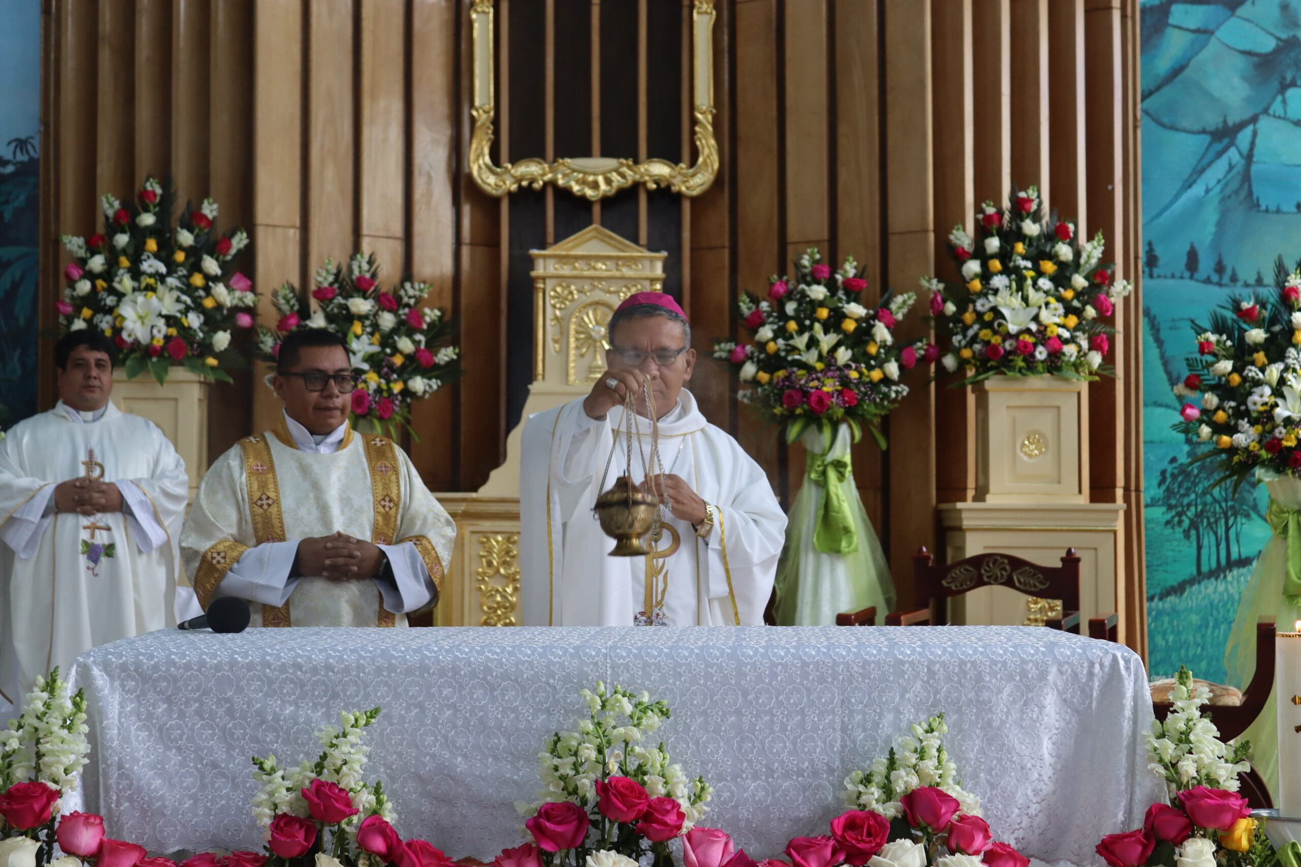 Multitudinaria celebración en honor a Santa Rita de Casia en Chillanes