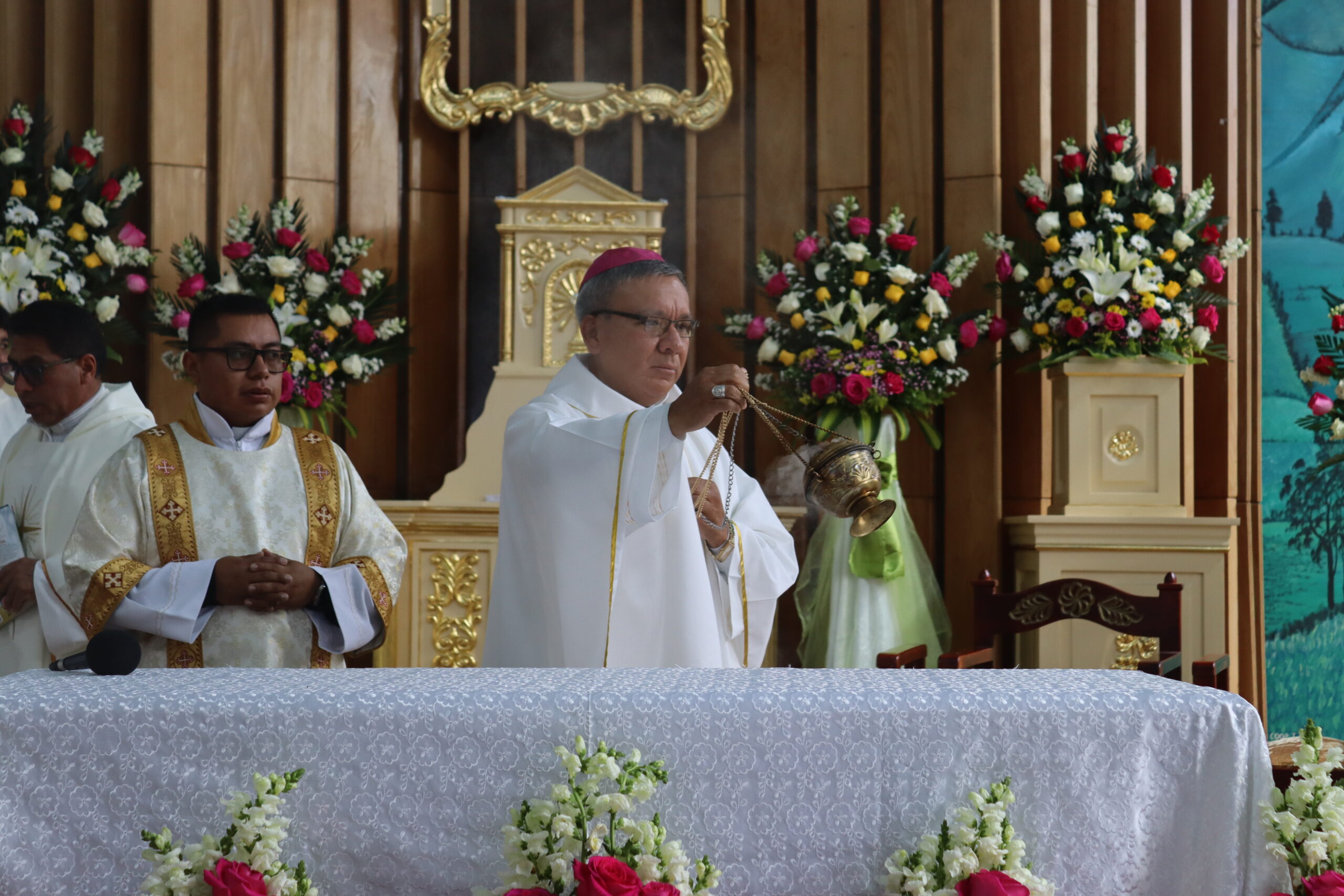 Multitudinaria celebración en honor a Santa Rita de Casia en Chillanes
