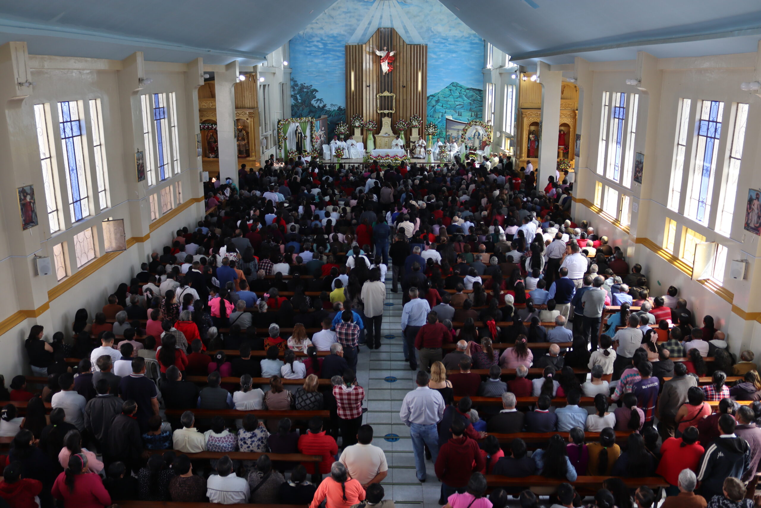 Multitudinaria celebración en honor a Santa Rita de Casia en Chillanes