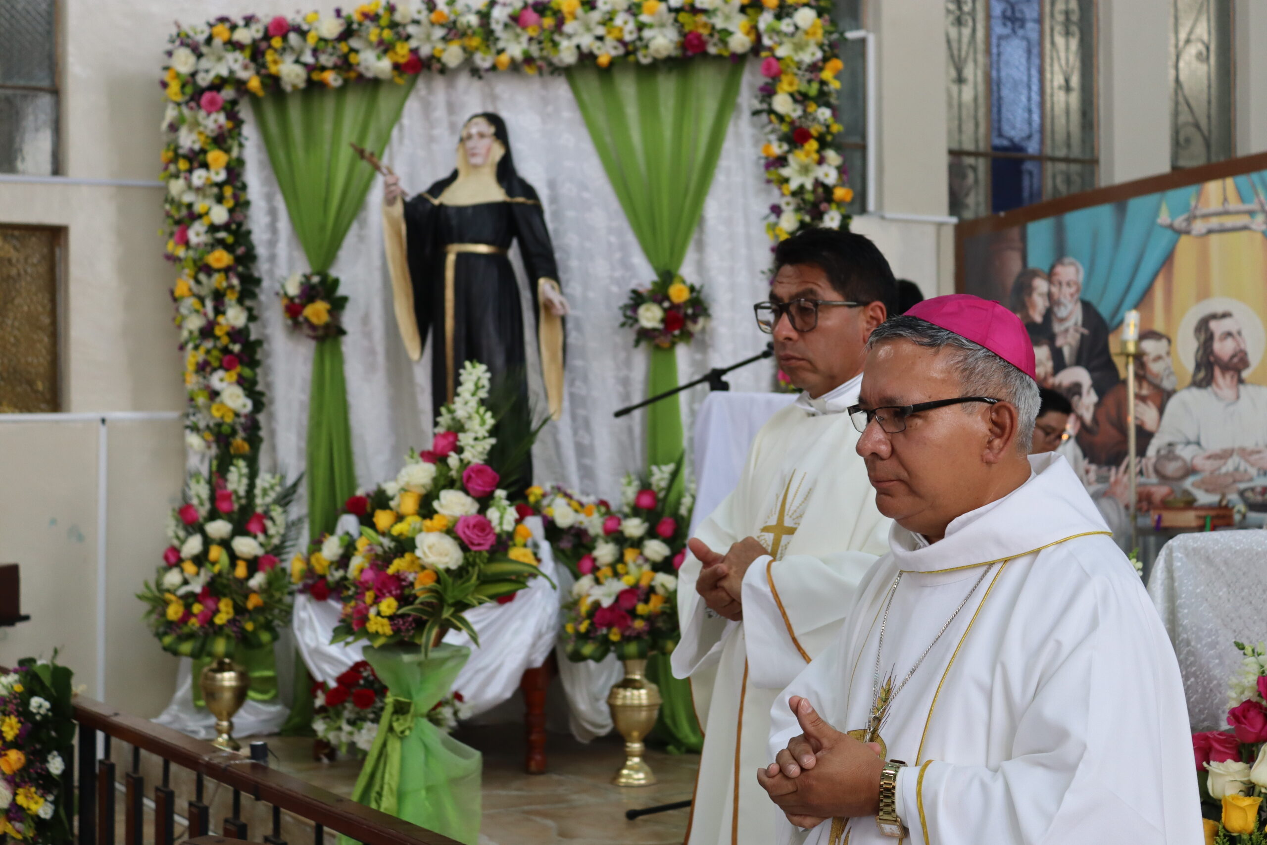 Multitudinaria celebración en honor a Santa Rita de Casia en Chillanes
