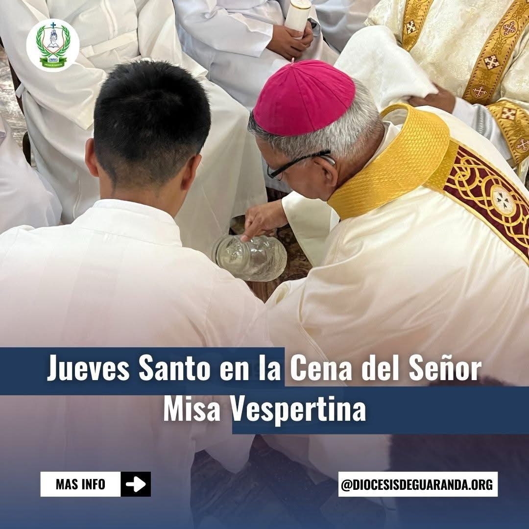 La Catedral de Guaranda celebró el Santo Triduo Pascual con gran devoción