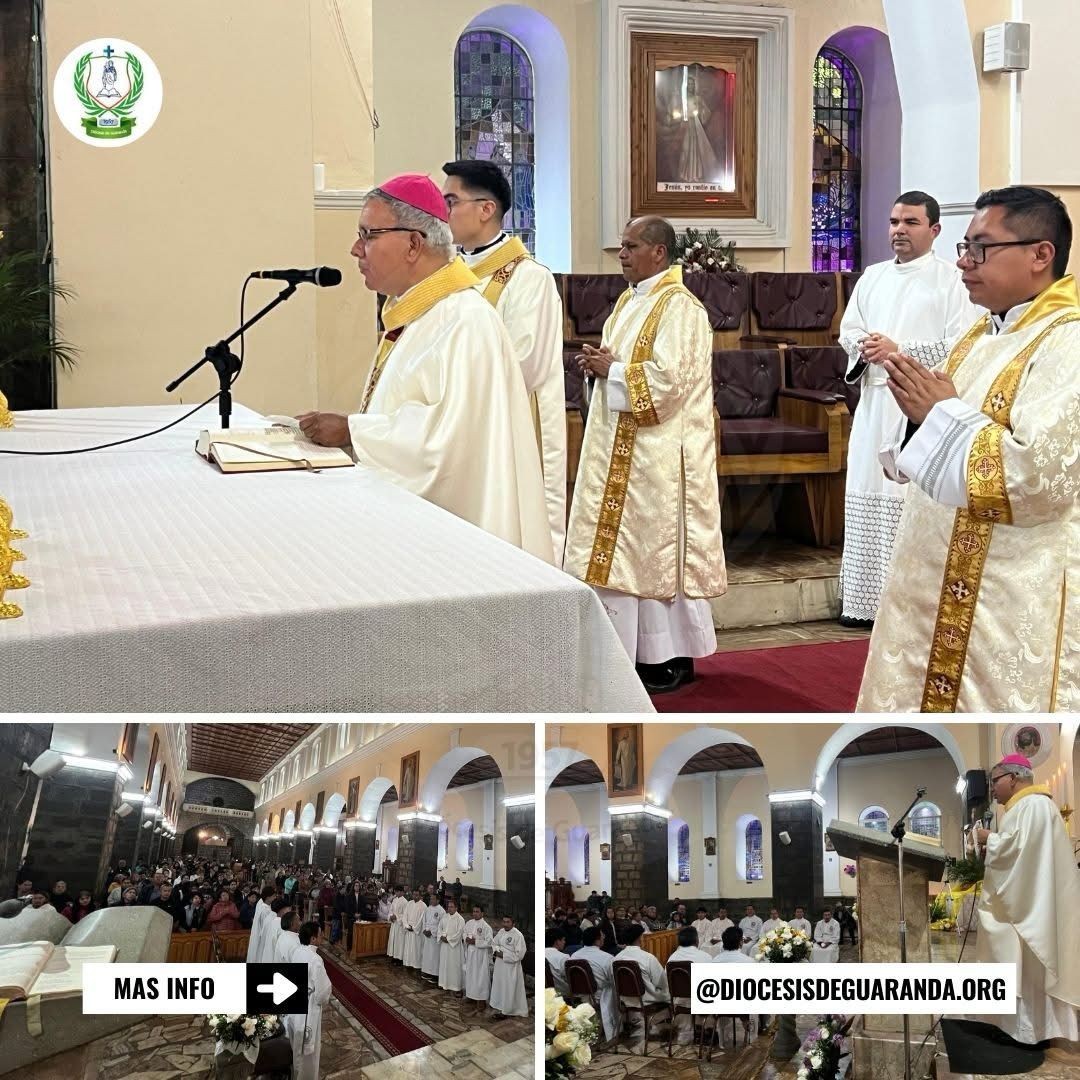 La Catedral de Guaranda celebró el Santo Triduo Pascual con gran devoción