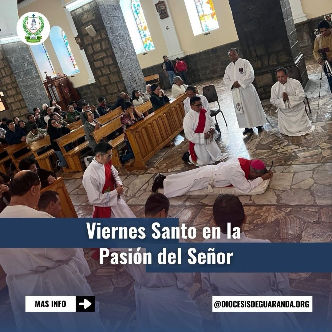 La Catedral de Guaranda celebró el Santo Triduo Pascual con gran devoción