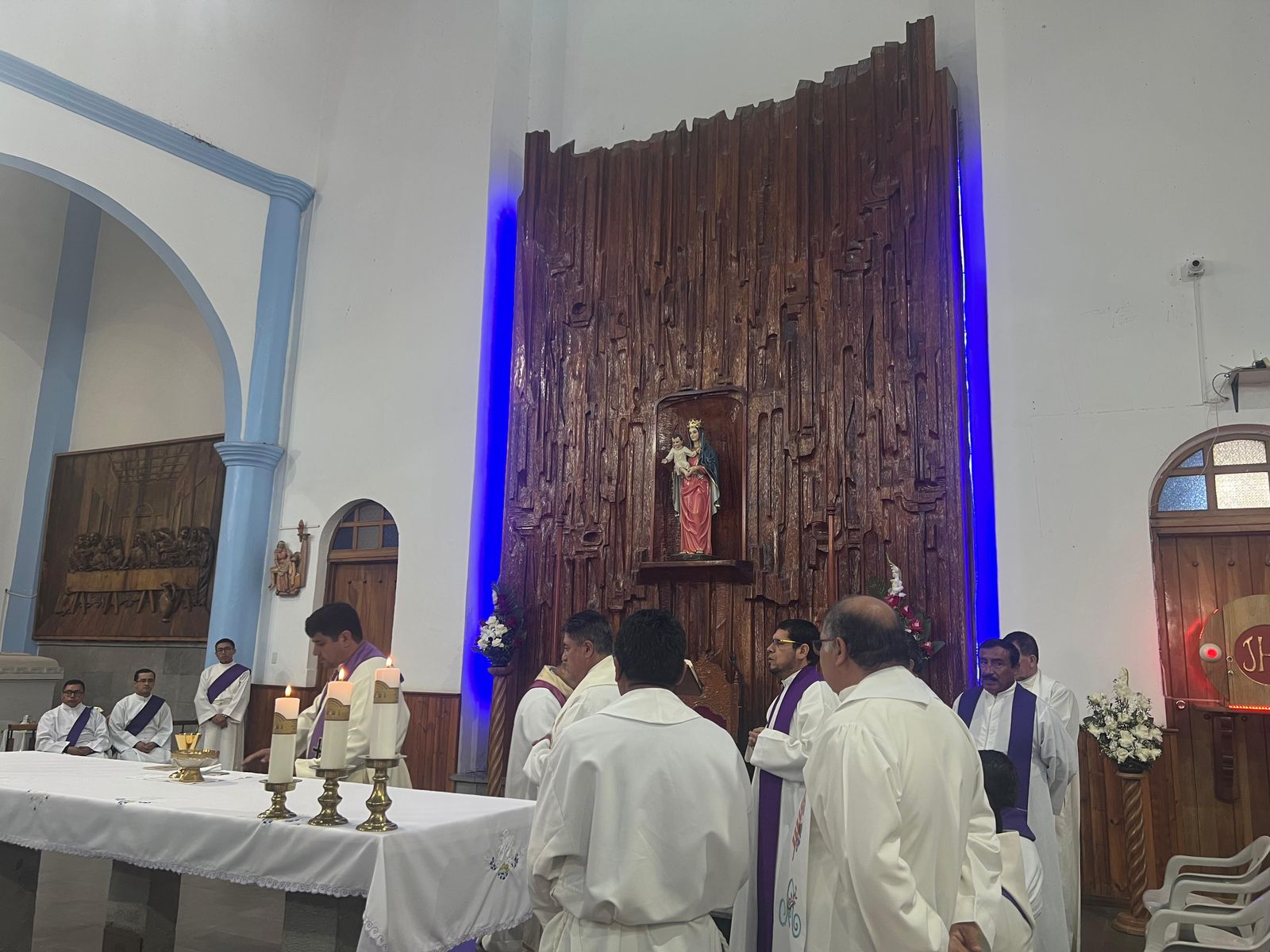 Misa de sufragio por el alma del Papa Francisco en el Santuario Nacional El Guayco