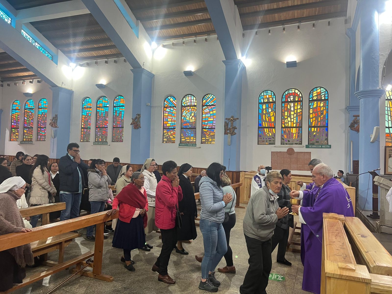 Misa de sufragio por el alma del Papa Francisco en el Santuario Nacional El Guayco