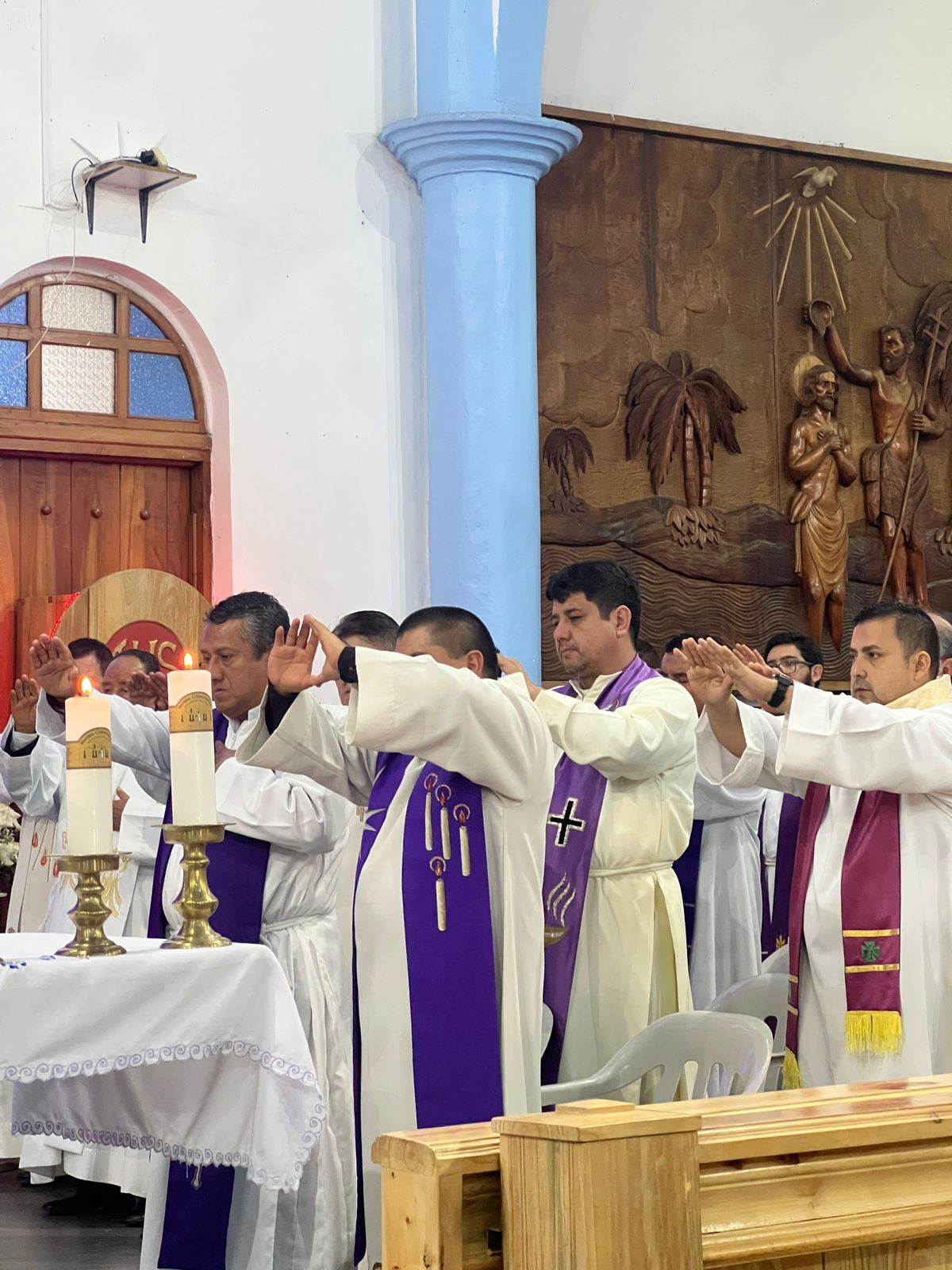Misa de sufragio por el alma del Papa Francisco en el Santuario Nacional El Guayco