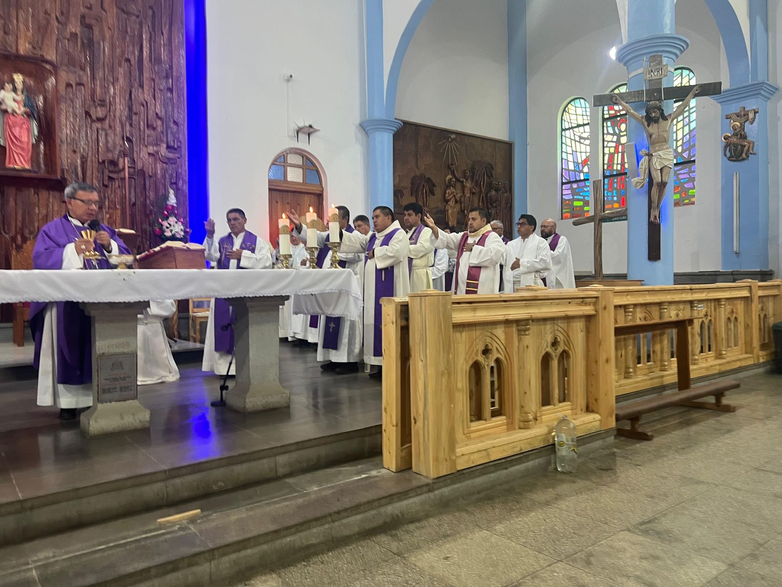 Misa de sufragio por el alma del Papa Francisco en el Santuario Nacional El Guayco