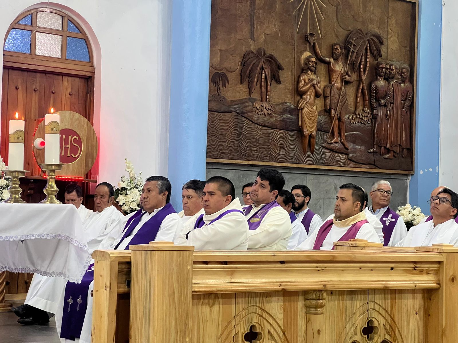 Misa de sufragio por el alma del Papa Francisco en el Santuario Nacional El Guayco