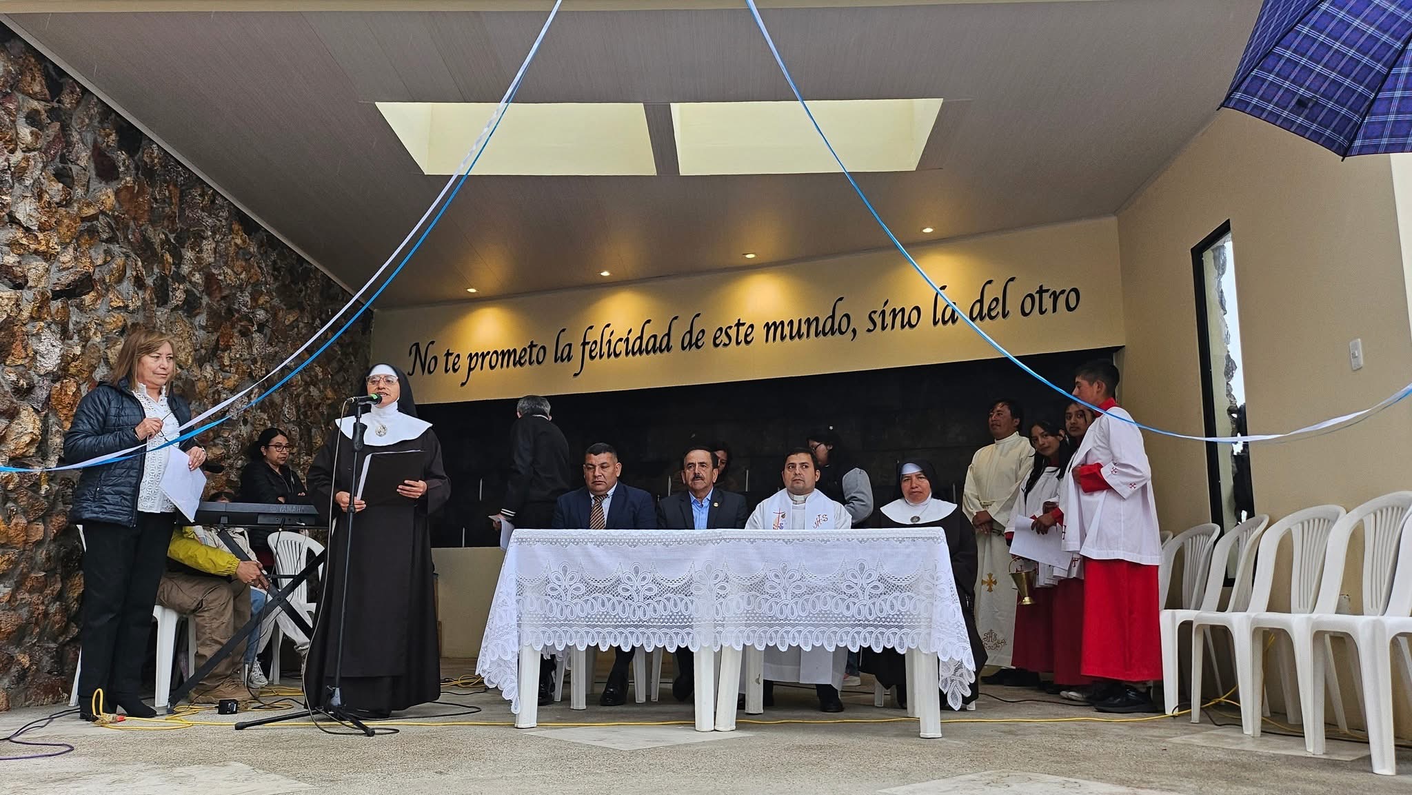 Fe mariana: bendición de la Casita de la Luz en el Santuario de Lourdes